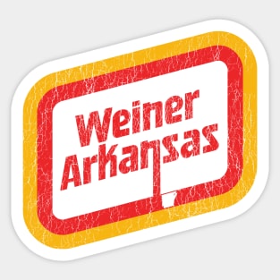 Weiner, Arkansas Sticker